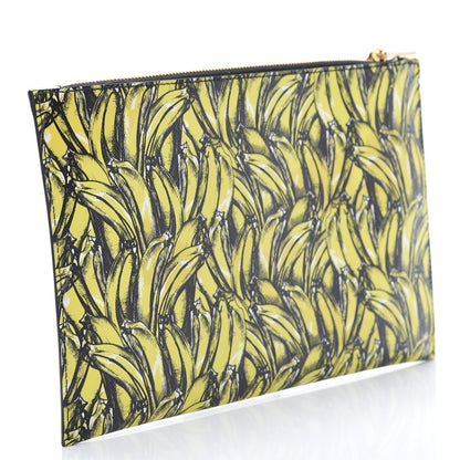 Prada Saffiano Banane Clutch Giallo 3 of 7
