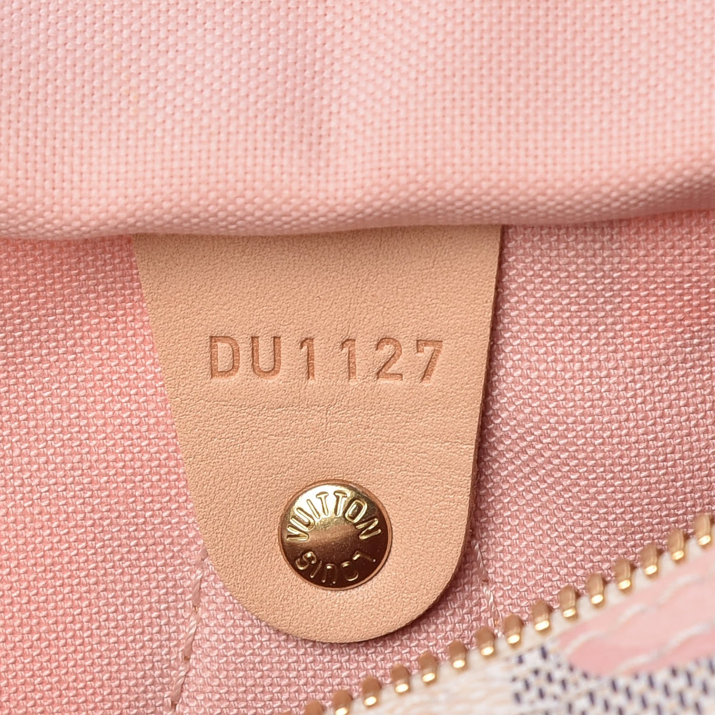 Damier Azur Tahitienne Speedy Bandouliere 30 Rose Ballerine