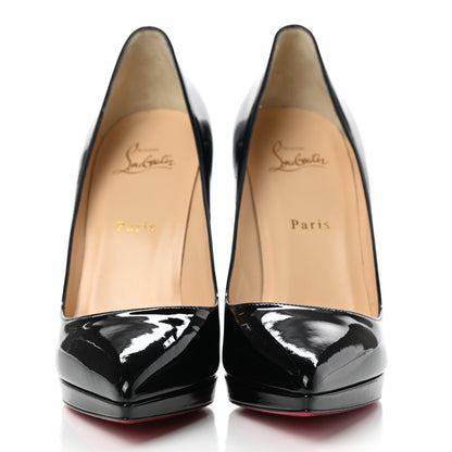 Christian Louboutin Patent Pigalle Plato 120 Pumps 40 Black 2 of 7