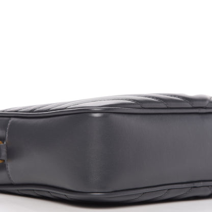 Saint Laurent Calfskin Matelasse Monogram Lou Camera Bag Dark Smog 6 of 10