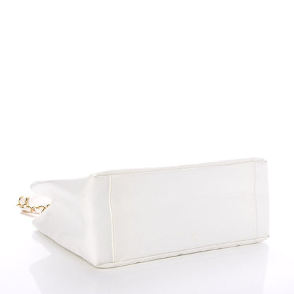 Chanel Caviar Quilted Grand Shopping Tote GST White 4 of 7