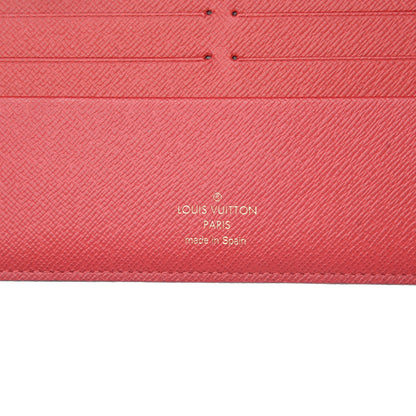 Louis Vuitton Damier Ebene Insolite Wallet Red 6 of 7