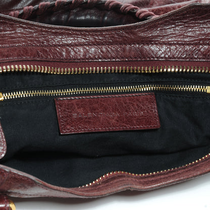 Balenciaga Agneau Giant 21 Gold Hardware City Black Cherry 5 of 7