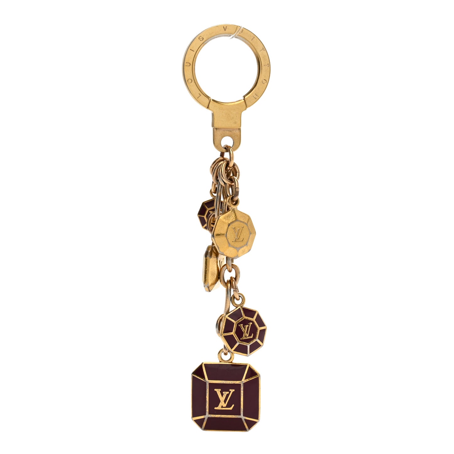Cabochon Key Ring Rouge Fauviste