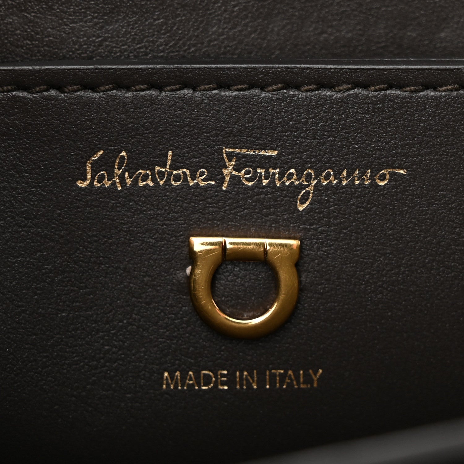 Salvatore Ferragamo Calfskin Medium Margot Top Handle Satchel Flannel 6 of 12