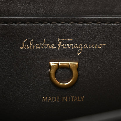 Salvatore Ferragamo Calfskin Medium Margot Top Handle Satchel Flannel 6 of 12