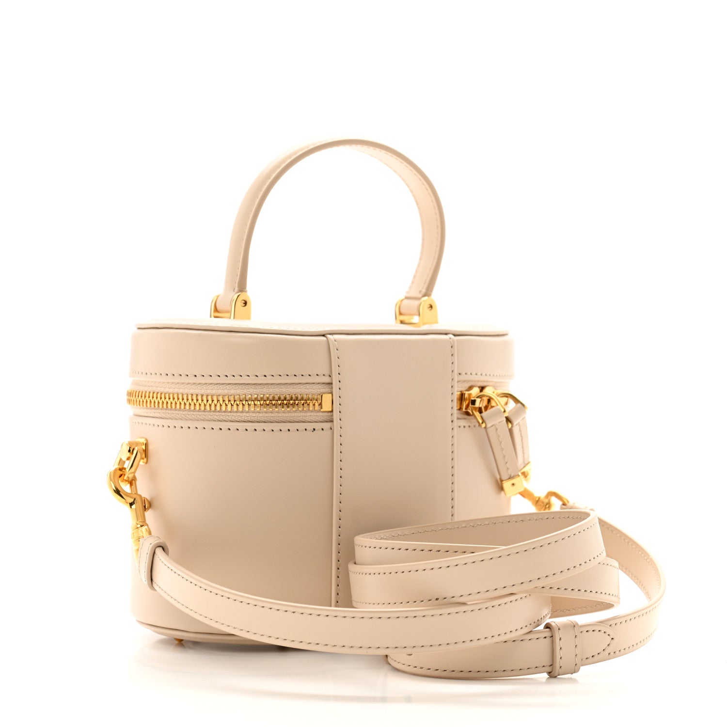 Christian Dior Calfskin CD Signature Vanity Caramel Beige 3 of 10