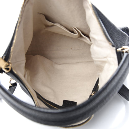 Gucci Pebbled Calfskin Small Miss GG Hobo Black 4 of 9