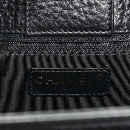 Chanel Calfskin Cerf Executive Shopper Tote Black 6 of 7