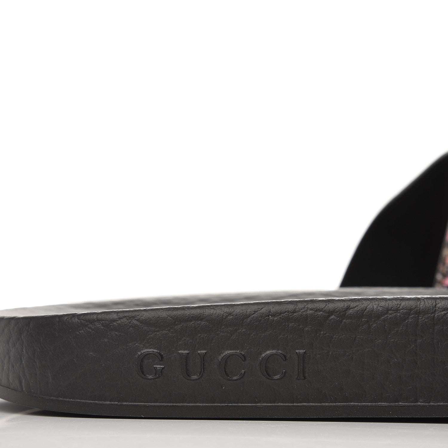 Gucci GG Supreme Monogram Bengal Slide Sandals 39 Beige Pink 8 of 9