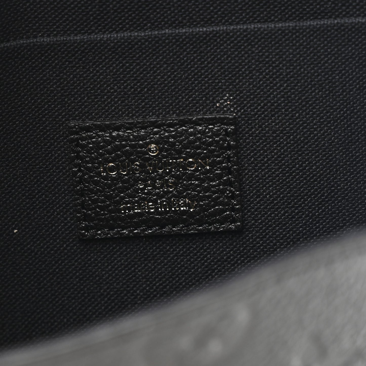 Empreinte Pochette Felicie Chain Wallet Black