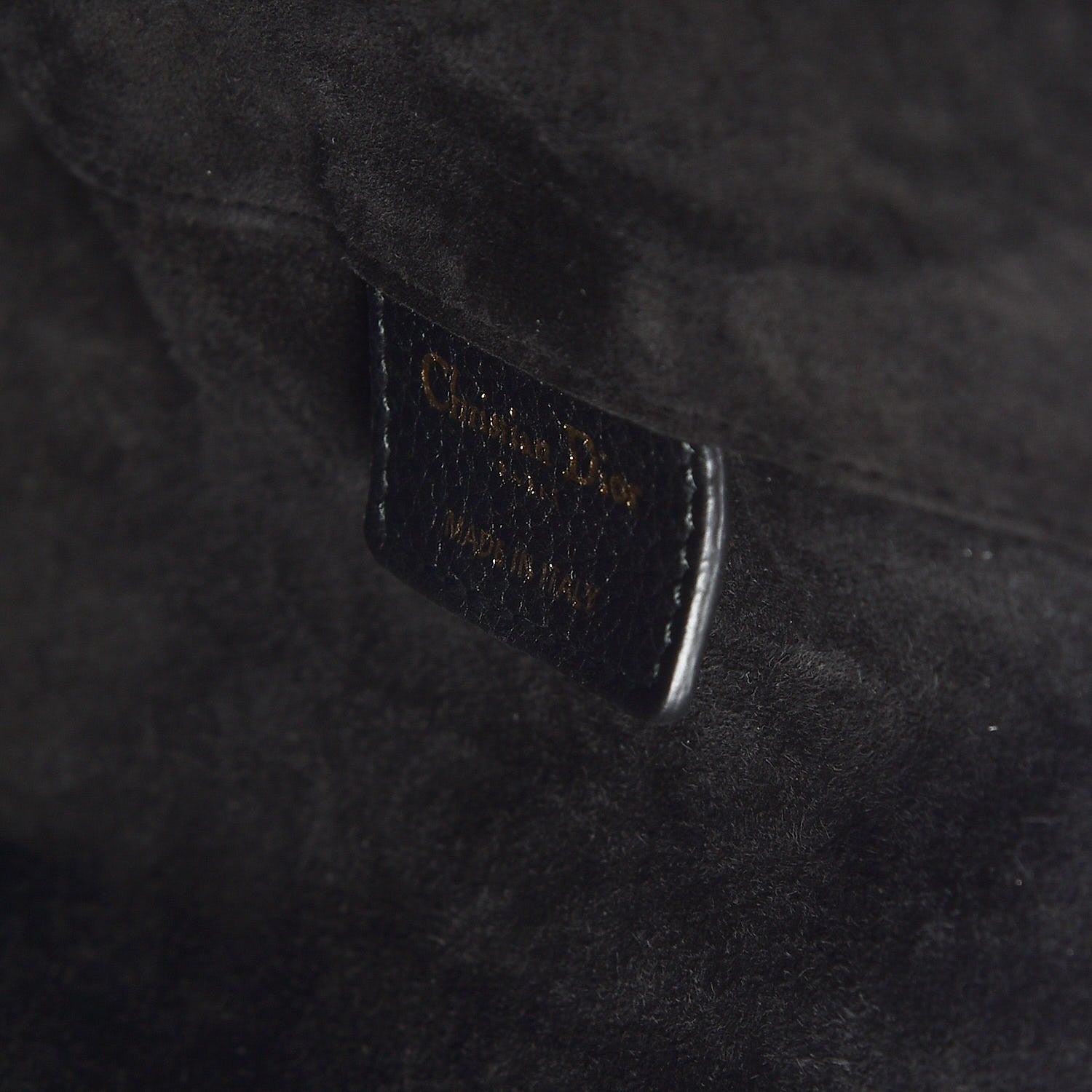 Christian Dior Grained Calfskin D-Bee Shopper Black 7 of 8