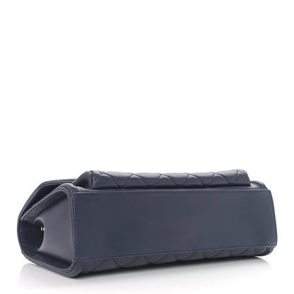 Chanel Lambskin Quilted Large Geometric Flap Navy 4 of 10