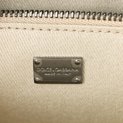 Dolce & Gabbana Deerskin Medium DG Logo Camera Crossbody Bag Grey 6 of 8