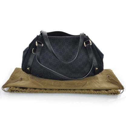 Gucci Monogram Medium Abbey Shoulder Bag Black 3 of 10