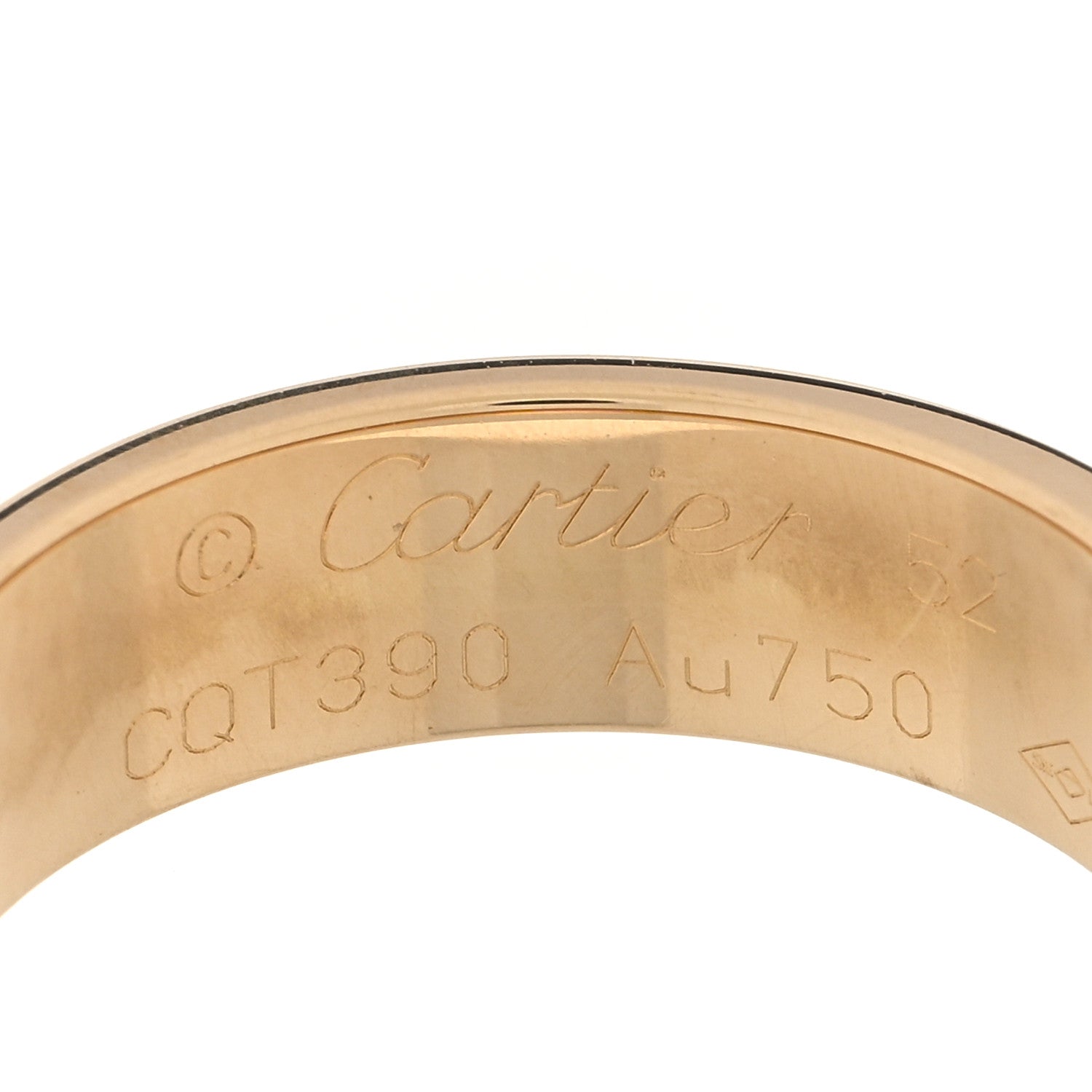 Cartier 18K Yellow Gold 5.5mm LOVE Ring 52 6 4 of 4