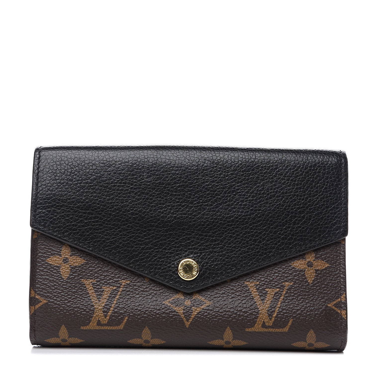 Louis Vuitton Monogram Pallas Compact Wallet Black 1 of 8