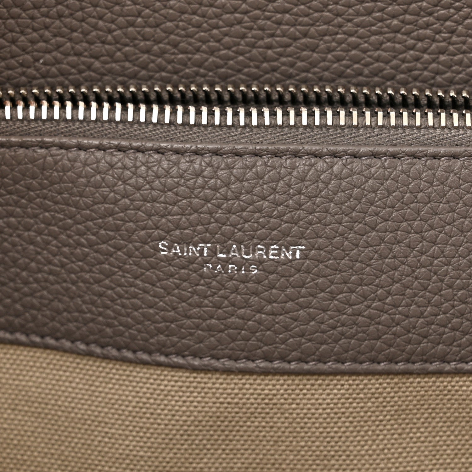 Saint Laurent Grained Calfskin Small Supple Sac De Jour Mouse Grey 7 of 14