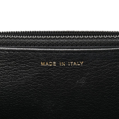 Chanel Patent Goatskin Quilted CC Eyelet Wallet On Chain WOC Black 7 of 12