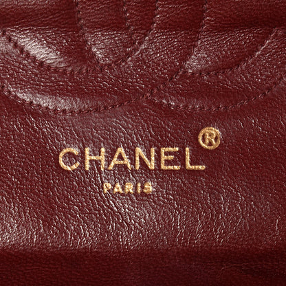 Chanel Lambskin Quilted Medium Double Flap Black 7 of 8