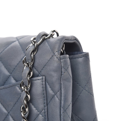 Chanel Lambskin Quilted Mini Square Flap Blue 12 of 16