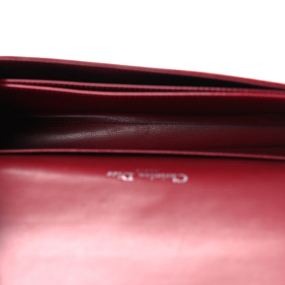 Christian Dior Patent Cannage Lady Dior Clutch Red 6 of 15