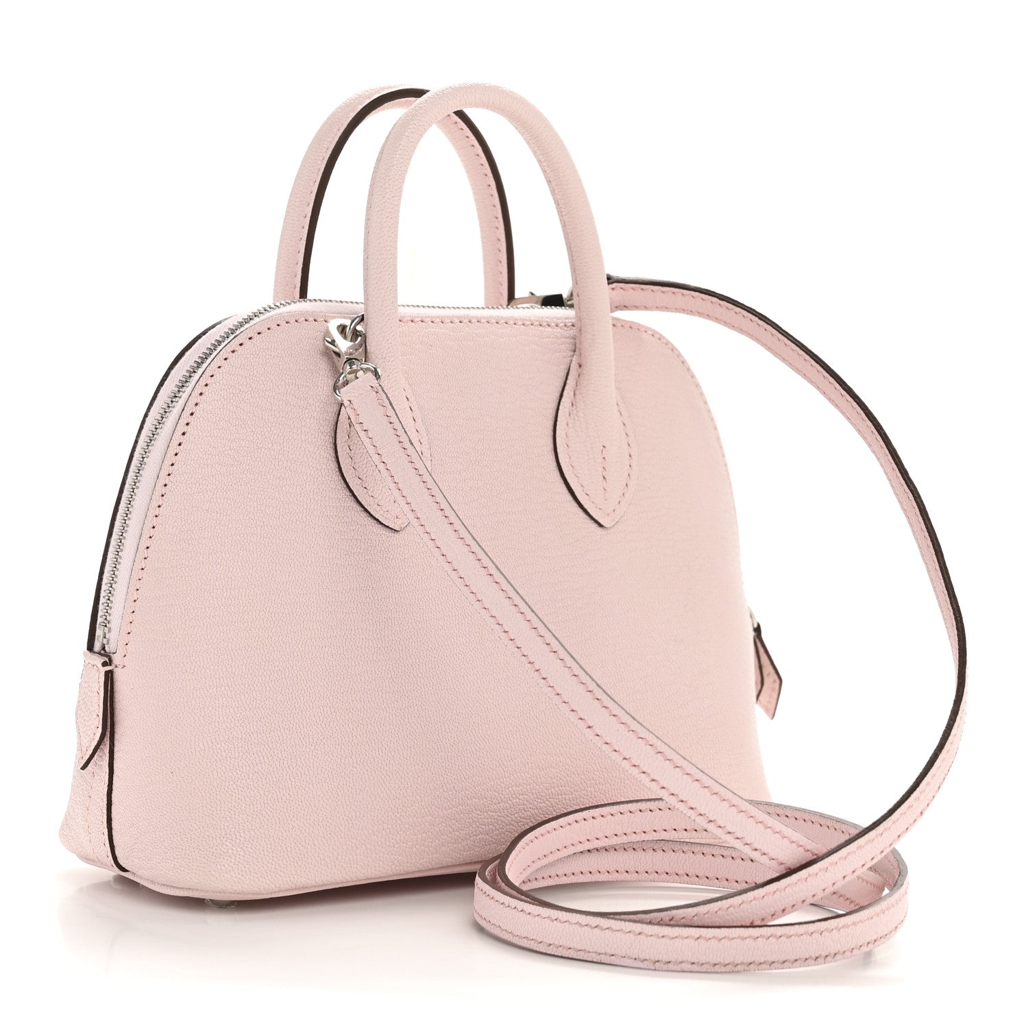 Hermes Chevre Mysore Mini 1923 Bolide Rose Darling 3 of 12