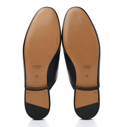 Gucci Calfskin Womens Princetown Slippers 36 Black 5 of 10