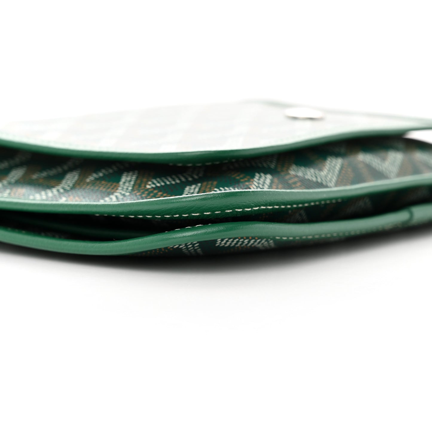 Goyardine Plumet Wallet Clutch Green