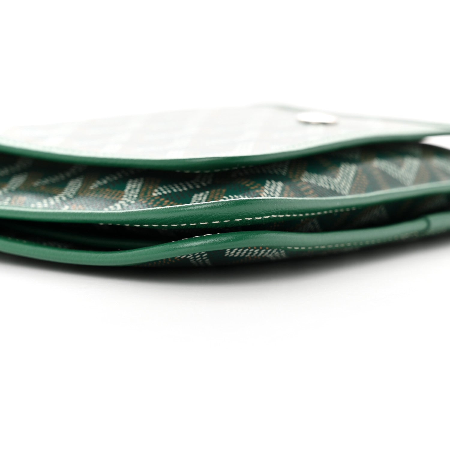 Goyard Goyardine Plumet Wallet Clutch Green 10 of 13