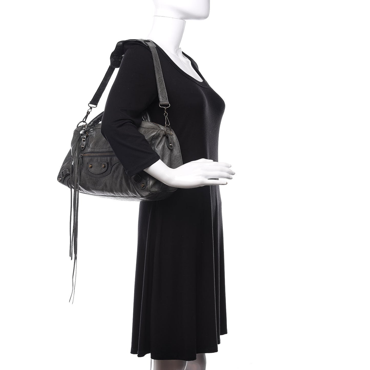 Agneau Classic Hardware Twiggy Anthracite