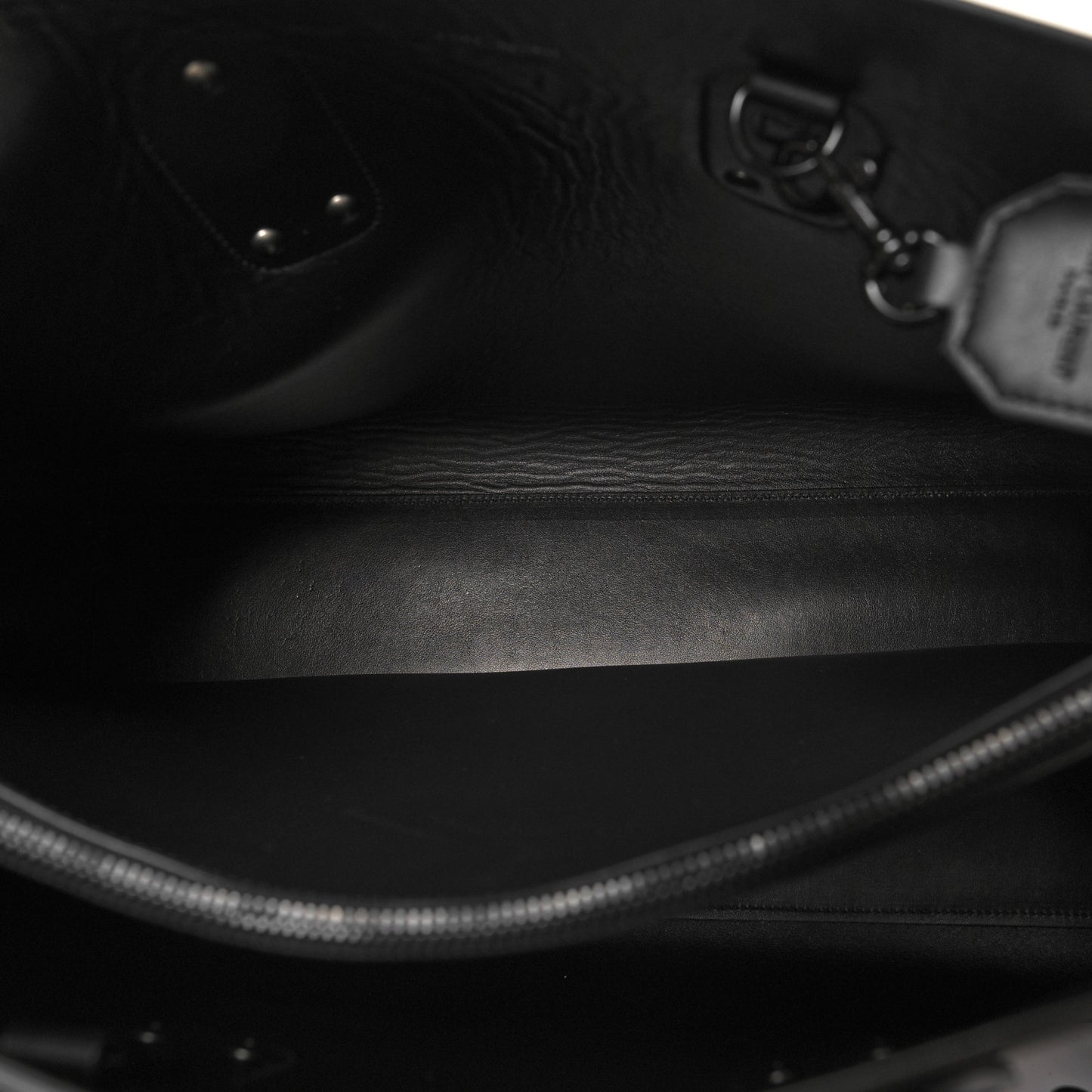 Calfskin Stud Large Sac De Jour Carryall Black