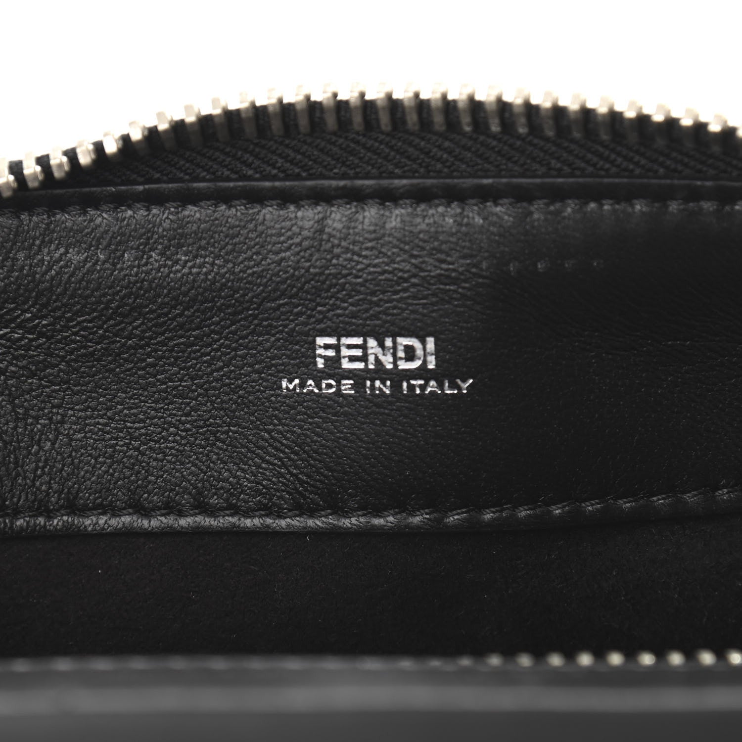 Fendi Shiny Nappa Trapuntata Small DotCom Click Chain Satchel Black 8 of 12