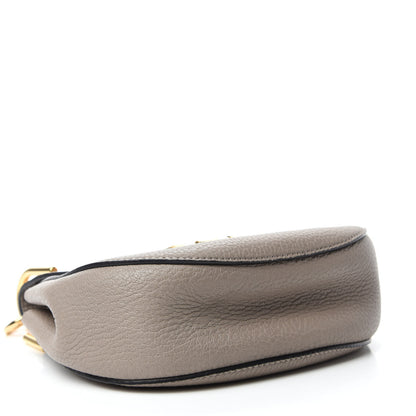 Chloe Grained Lambskin Mini Drew Bijou Shoulder Bag Motty Grey 5 of 10
