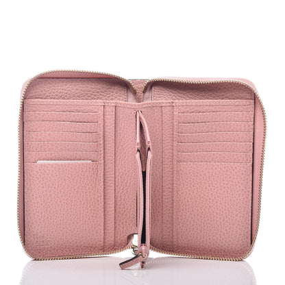 Gucci Dollar Calfskin Medium GG Zip Around Wallet Soft Pink 5 of 10