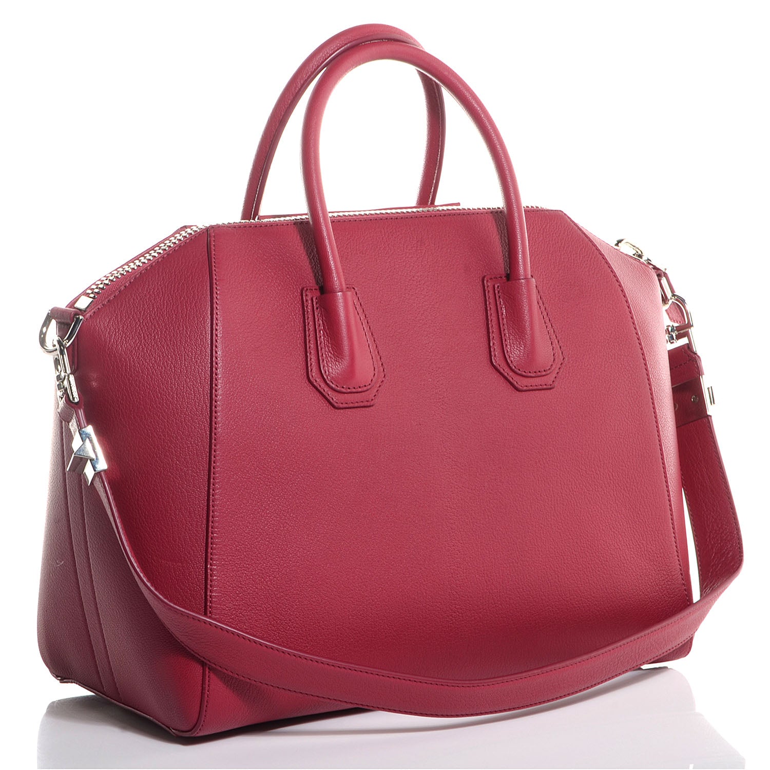 Givenchy Sugar Goatskin Medium Antigona Cherry 3 of 11