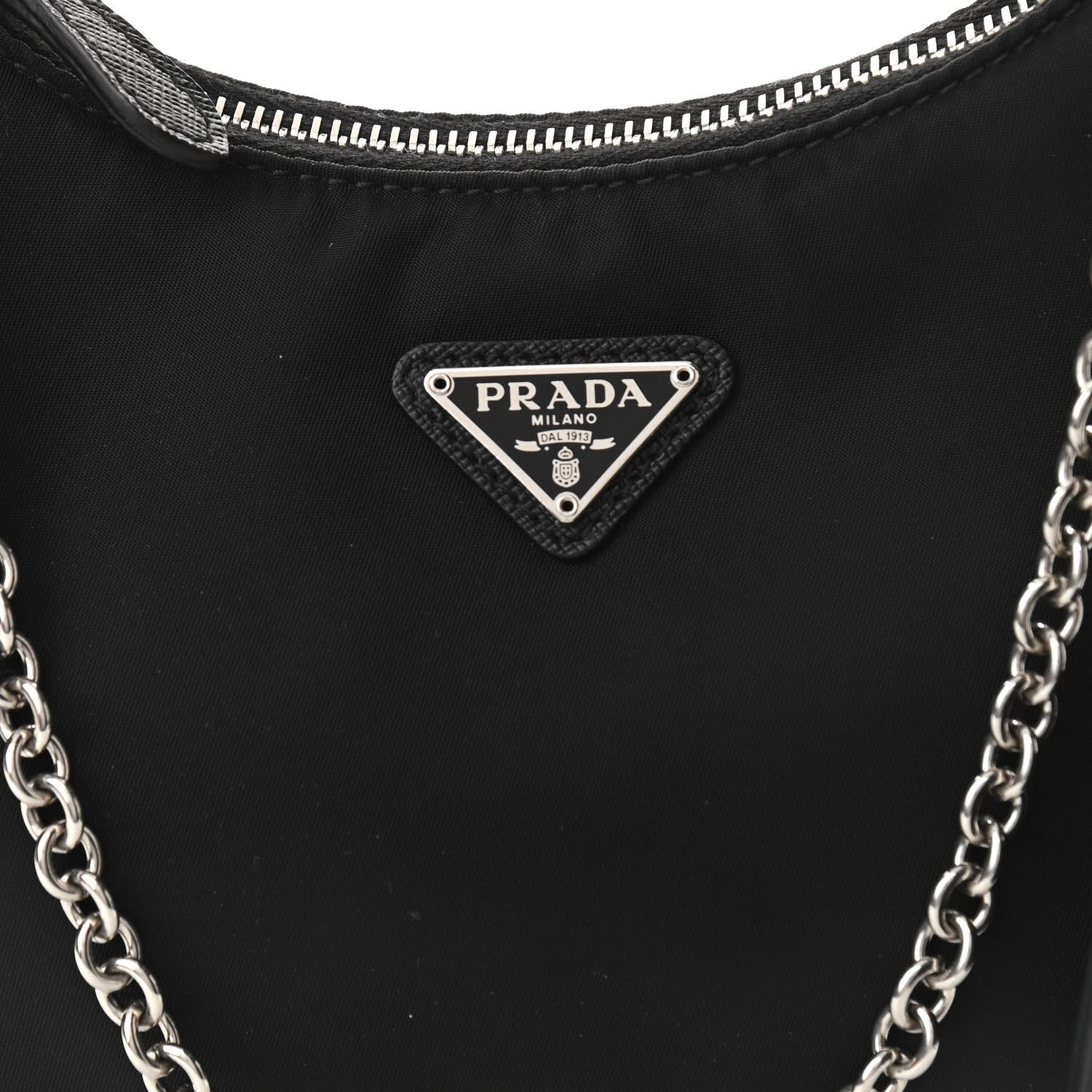 Prada Nylon Re-Edition 2005 Shoulder Bag Black 7 of 9