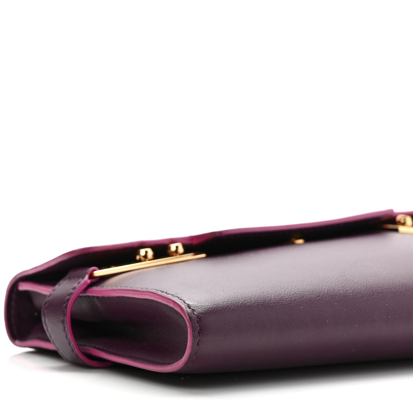 Calfskin Tempete Pochette Burgundy