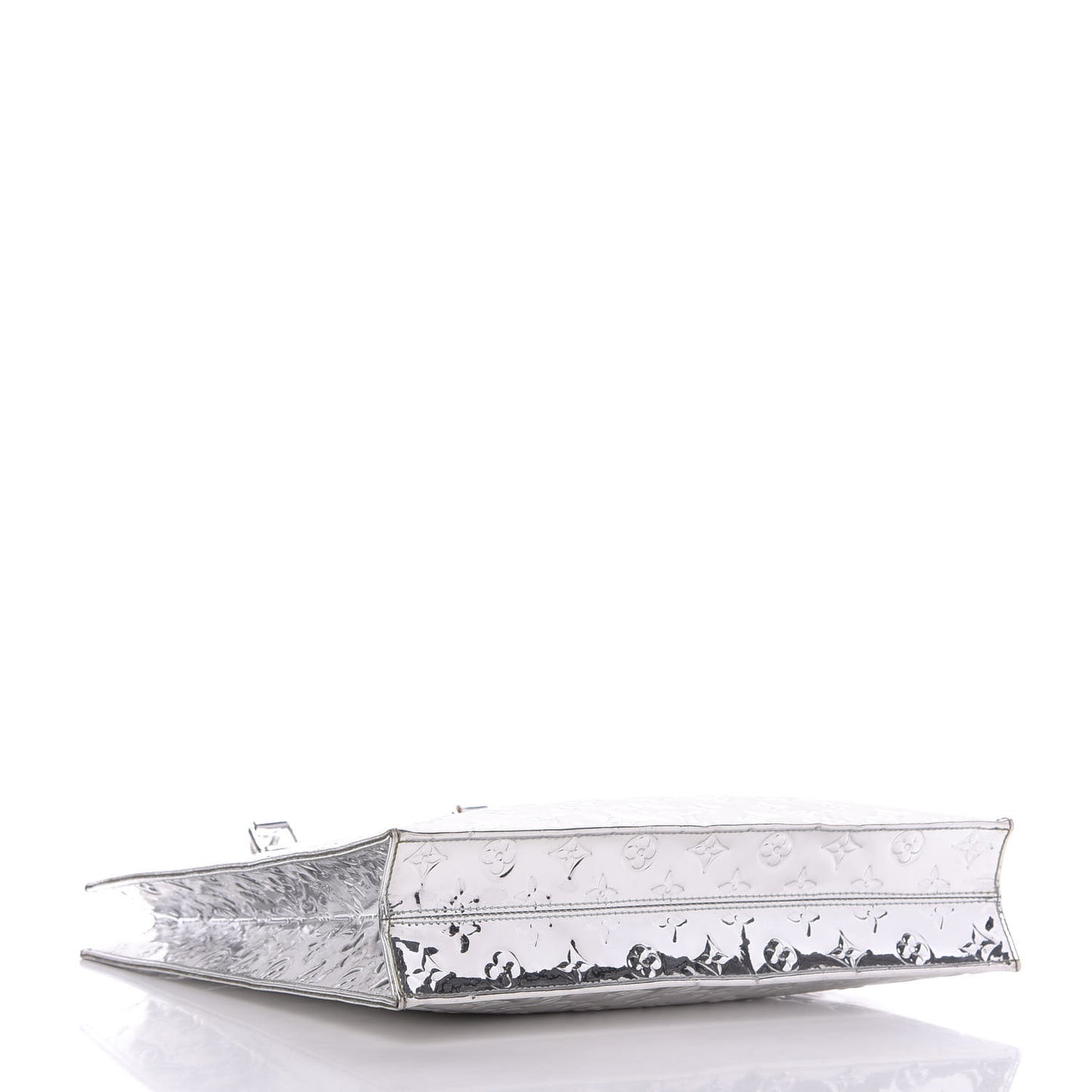 Monogram Miroir Sac Plat Silver