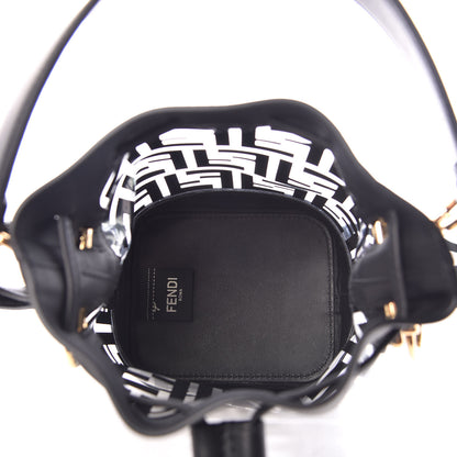 Fendi TPU FF Vitello Grace F is Fendi Mini Mon Tresor Bucket Bag Black 5 of 9