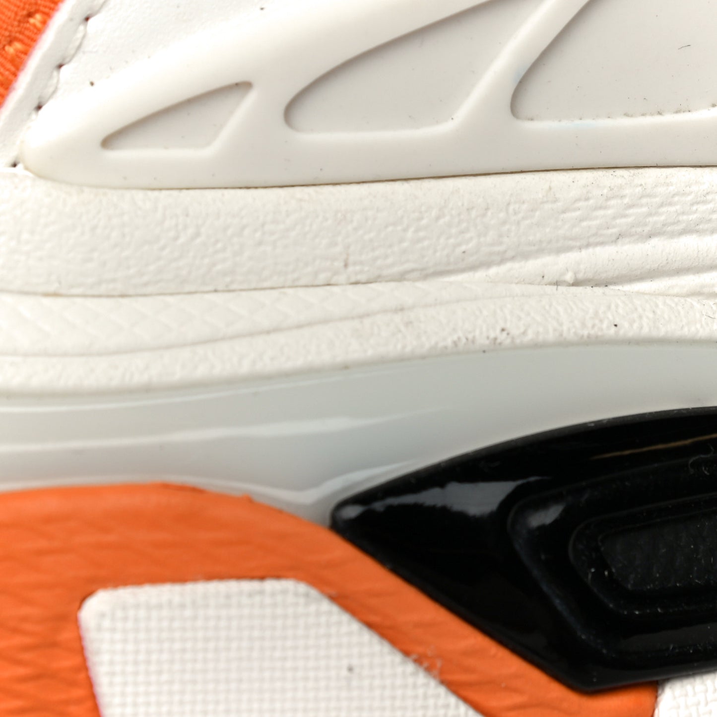 Neoprene Rubber Mens Track Sandals 45 White Orange
