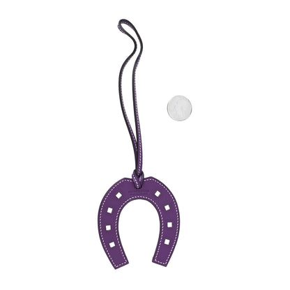 Hermes Swift Paddock Horseshoe Bag Charm Ultraviolet 2 of 3