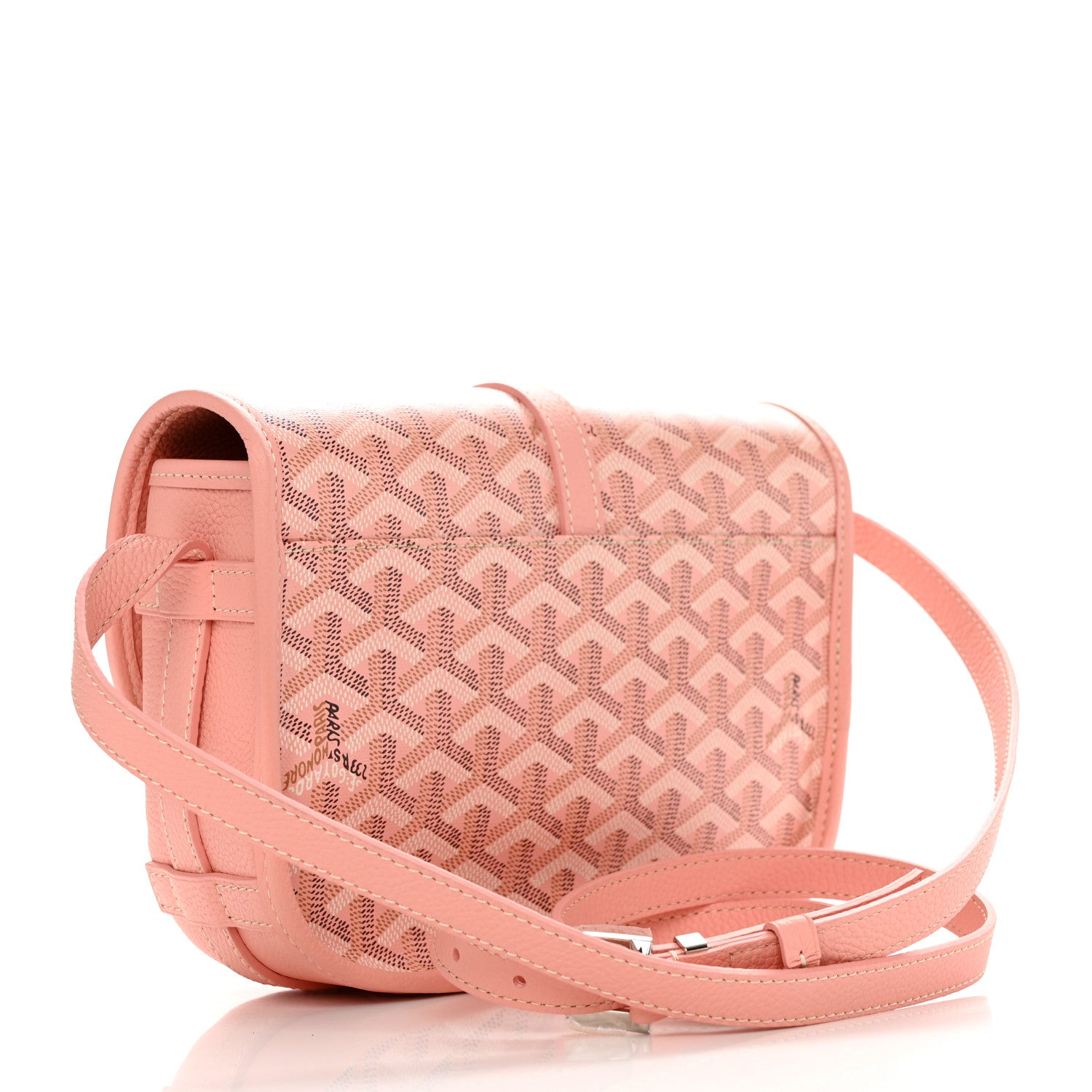 Goyard Goyardine Belvedere II PM Messenger Bag Pink 2 of 9