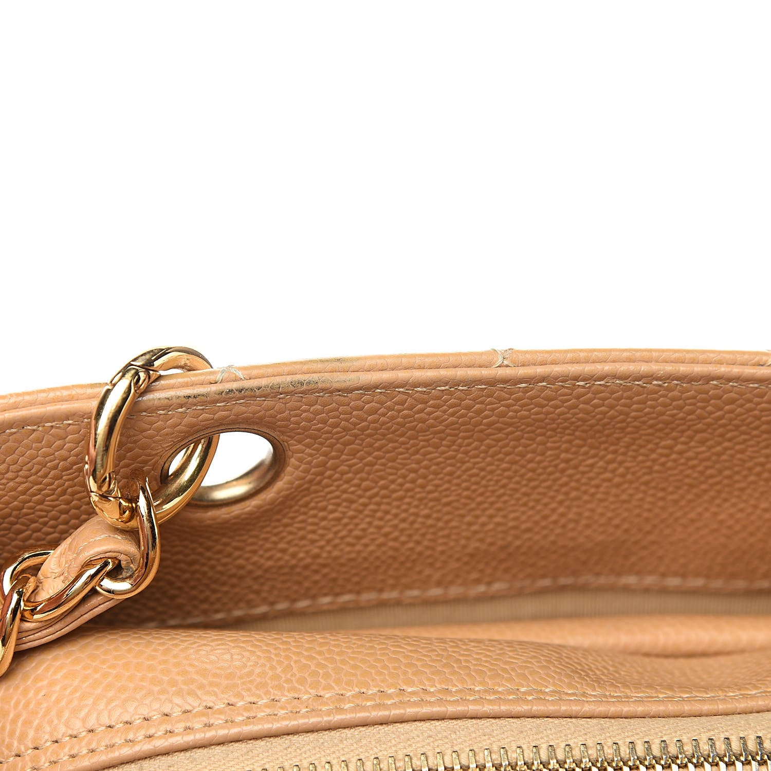 Chanel Caviar Quilted Petit Timeless Tote PTT Beige 10 of 17