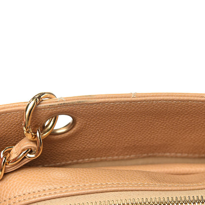 Chanel Caviar Quilted Petit Timeless Tote PTT Beige 10 of 17