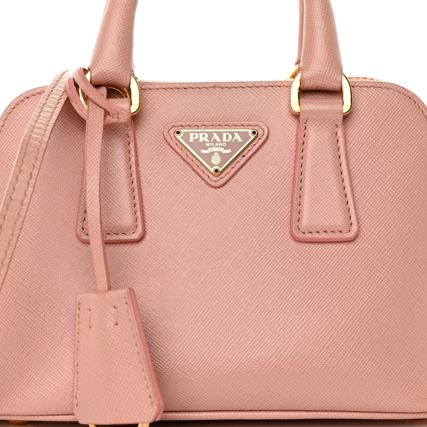 Saffiano Lux Mini Promenade Tote Orchidea