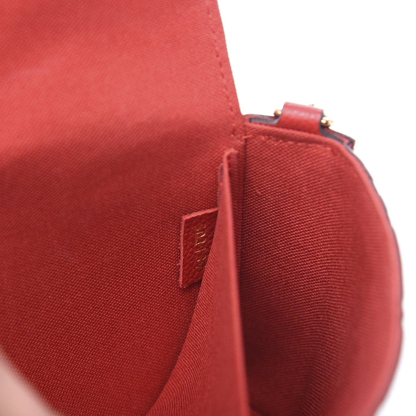Empreinte Pochette Felicie Chain Wallet Scarlet