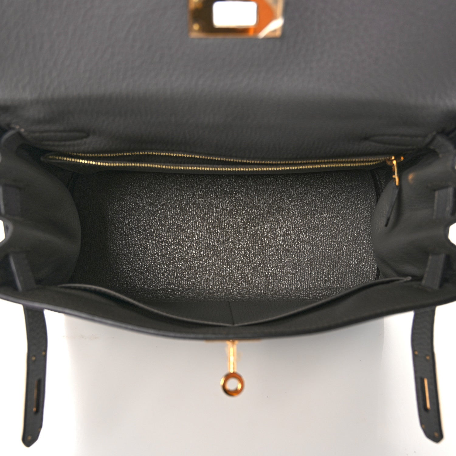 Hermes Togo Kelly Retourne 28 Etain 17 of 38