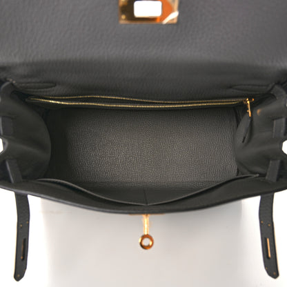 Hermes Togo Kelly Retourne 28 Etain 17 of 38
