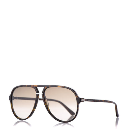 Gucci Aviator Web GG Sunglasses 0015/S Tortoise 1 of 8